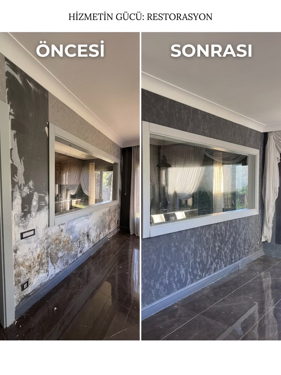 Duvar kağıdı öncesi sonrası uygulama 5
