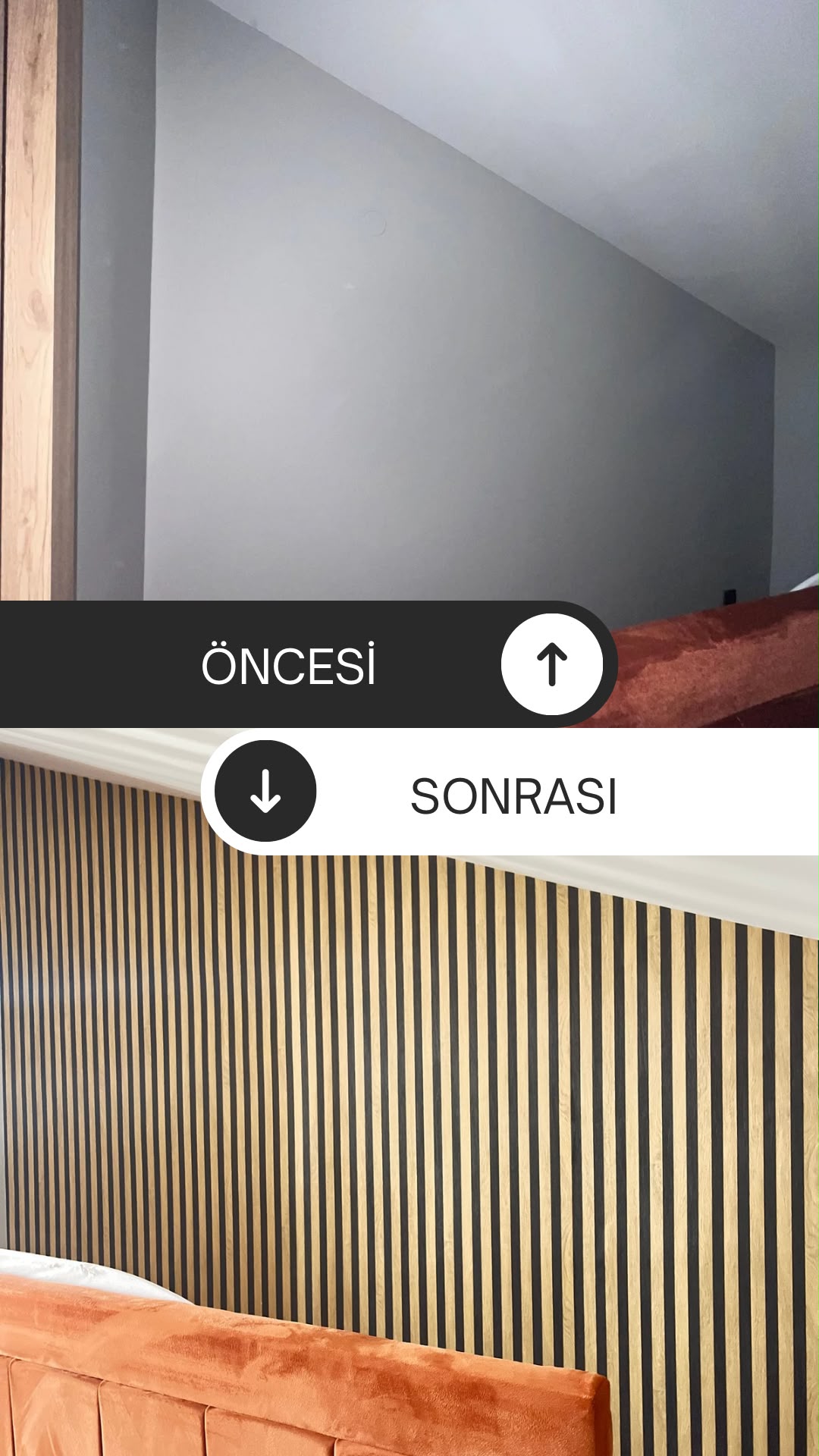 Duvar kağıdı öncesi sonrası uygulama 6